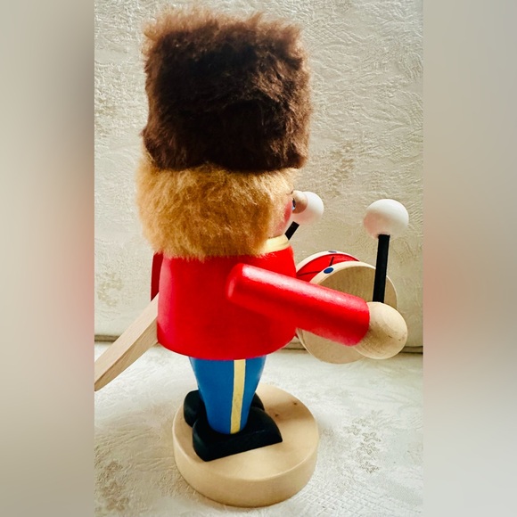 German Christmas Chubby Nutcracker - Drummer Steinbach Germany New 1350$ - Picture 5 of 8